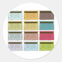 Retro Tapes Stickers