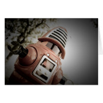 Retro Toy Robby Robot 02 Card cards
