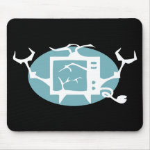 Retro TV Geek Mousepads