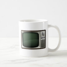 Retro TV Illustration Coffee Mug
