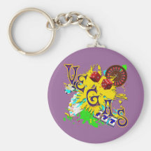 RETRO VEGAS KEY CHAIN