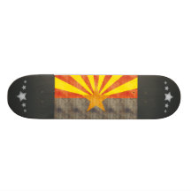 Retro Vintage Arizona Flag Skateboards