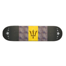 Retro Vintage Barbados Flag Skate Decks