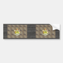 Retro Vintage Maine Flag Bumper Stickers