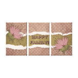 Retro Wall Decor Gallery Wrap Canvas