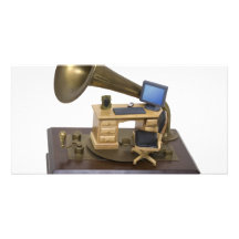 RetroOfficeModernTools072709 Photo Greeting Card