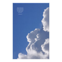 REVELATIONS 3:20 Bible Verse Stationery