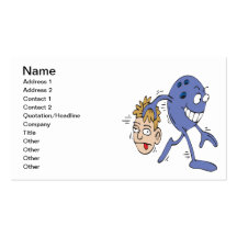 Revenge Bowling Business Card Templates