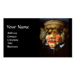 Reversible Head with Basket of Fruit Business Card