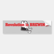 Revolution Is Brewing Bumper Stickers