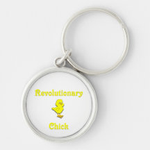 Revolutionary Chick Key Chain