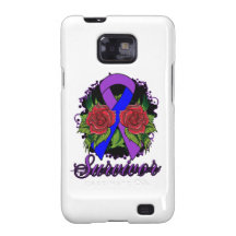 Rheumatoid Arthritis Survivor Rose Grunge Tattoo Samsung Galaxy S2 Covers