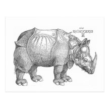 Rhinoceros Post Card