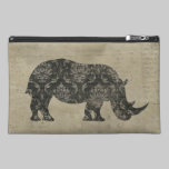 Rhinoceroses Silhouette Travel Accessory Bag bagettes bags
