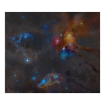 Rho Ophiuchi Cloud Complex Dark Nebula Photo Art
