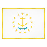 RHODE ISLAND FLAG CUSTOM INVITATION