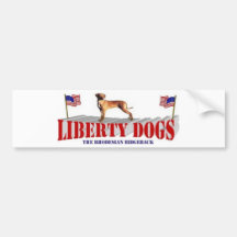 Rhodesian Ridgeback Bumper Stickers