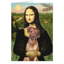 RhodesianRidgeback 1 - Mona Lisa Card