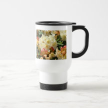 Rhodies Yellow 3 Cream Orange Rhododendrum Flowers Coffee Mug