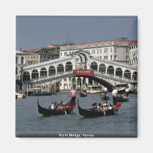 Rialto Bridge, Venice Fridge Magnet