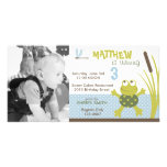 Ribbit Invitation Photo Card