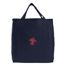 Ribbon Heart Embroidered Bag