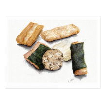 Rice Crackers Postcard