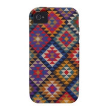 Rich Colored Indian Pattern Vibe iPhone 4 Cases