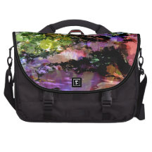 RICHSHAW COMMUTER...MONET'S ZEN GARDEN LAPTOP BAGS