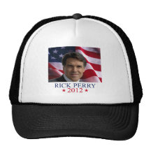 Rick Perry 2012 for president trucker hat