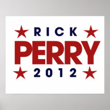 Rick Perry 2012 Poster