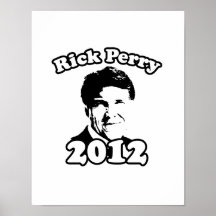 Rick Perry 2012 Retro Posters