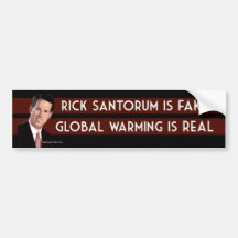 Rick Santorum is Fake bumper sticker