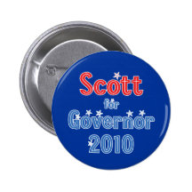 Rick Scott for Governor 2010 Star Design Pins