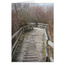 Rickety Bridge (Blank) Greeting Cards