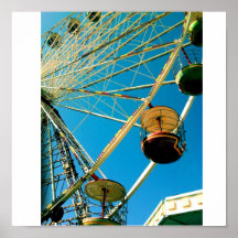 Rides in Blackpool Poster