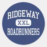 Ridgeway Roadrunners Middle Memphis Round Stickers