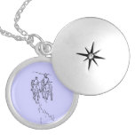 Riding Off Into The Sunset Personalized Necklace
