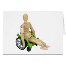 RidingWheelchair013110 Greeting Cards
