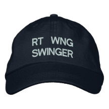 Right Wing Swinger Embroidered Hat