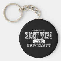Right Wing University Dark Key Chain
