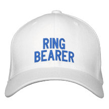 Ring Bearer Embroidered Baseball Cap