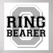 Ring Bearer Groom Cheer Posters