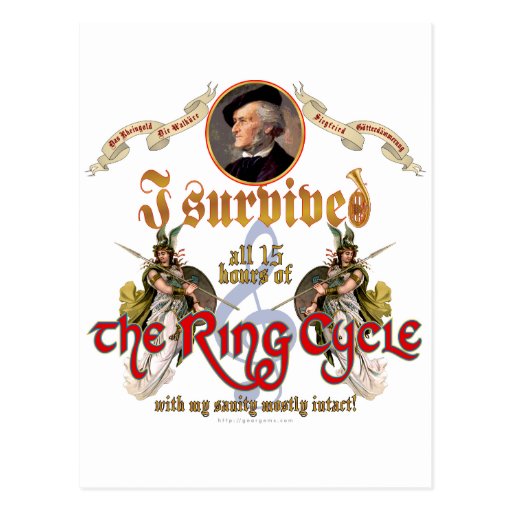 Ring Cycle Survivor Post Card
