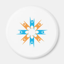 Ring of Happy Humanists Magnet
