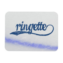 Ringette Ice Magnet