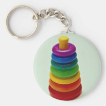 Rings of colour keychains