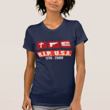 RIP USA - 1776 TO 2009 T-shirt