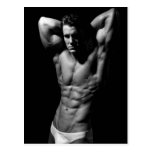 Ripped Bodybuilder Postcard
