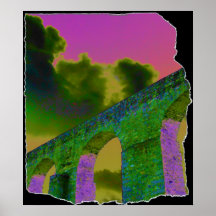 Ripped Cardboard Arches Print